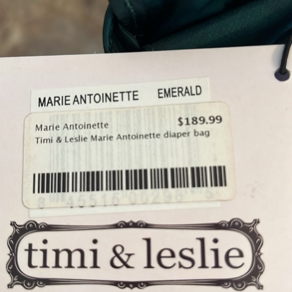 Brand New Timi & Leslie Moms/Diaper Bag Emerald Green - Picture 9 of 9